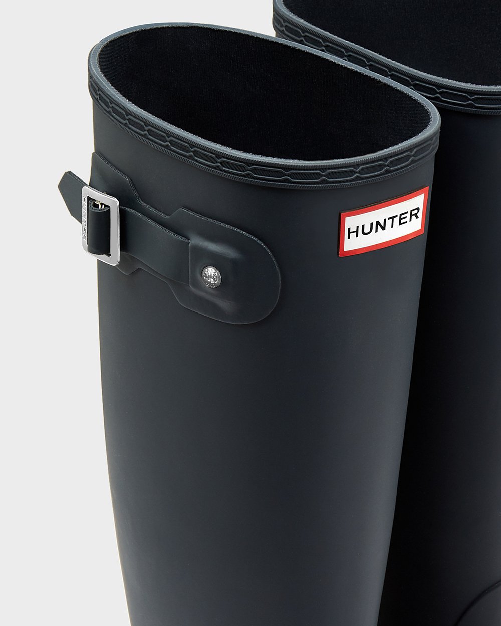 Botas de Lluvia Altas Hunter Mujer - Original - Azul Marino - EHRBGVN-07